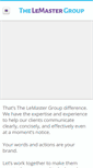 Mobile Screenshot of lemastergroup.com